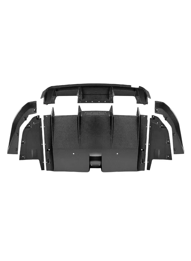 BMW M3 G80 G81 M4 G82 G83 Ensemble de diffuseurs en carbone 7 pièces