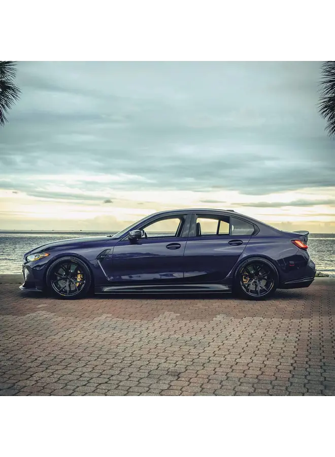BMW M3 G80 G81 M4 G82 G83 Ensemble de diffuseurs en carbone 7 pièces