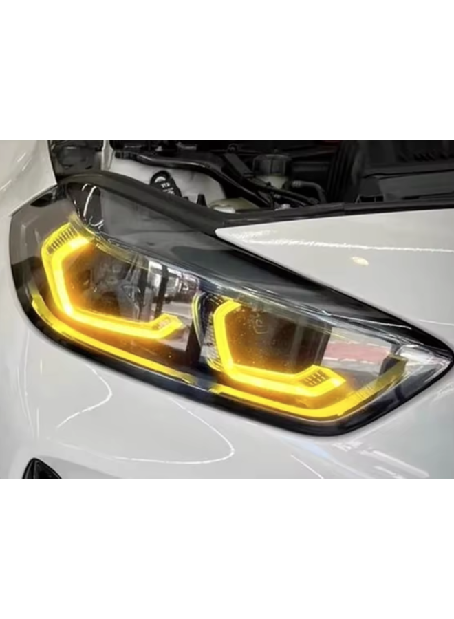 BMW F40 1 Series F44 2 Series yellow CSL DRL angel eyes modules