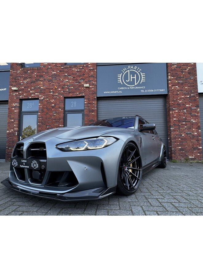 BMW G80 G81 G82 G83 M3 M4 Carbon V Front lip splitter