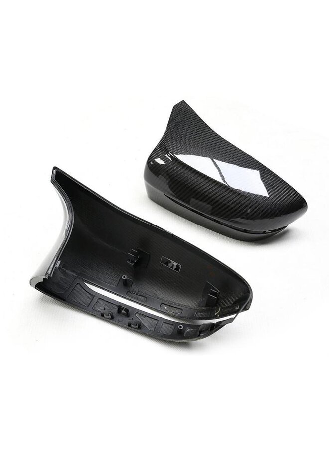 BMW M8 F91 F92 F93 Carbon spiegelkappen - Vervangende set