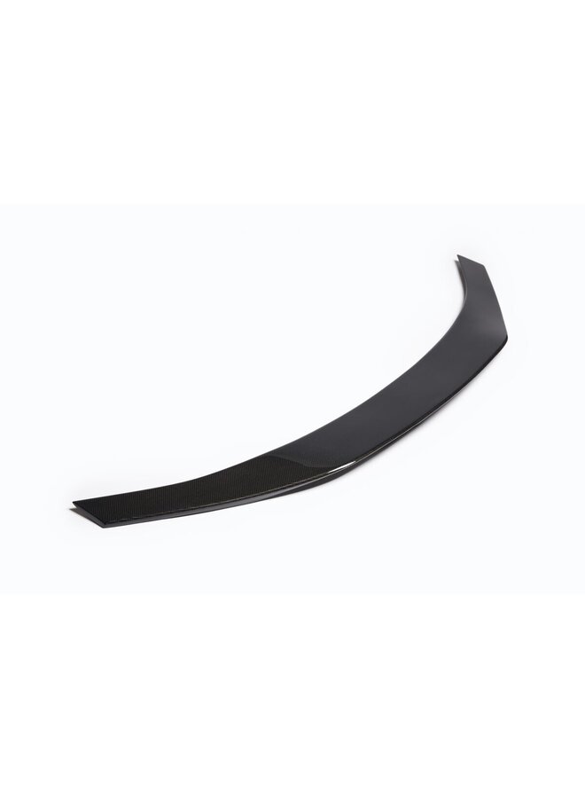This is a Ferrari Purosangue carbon fiber trunk middle lip spoiler