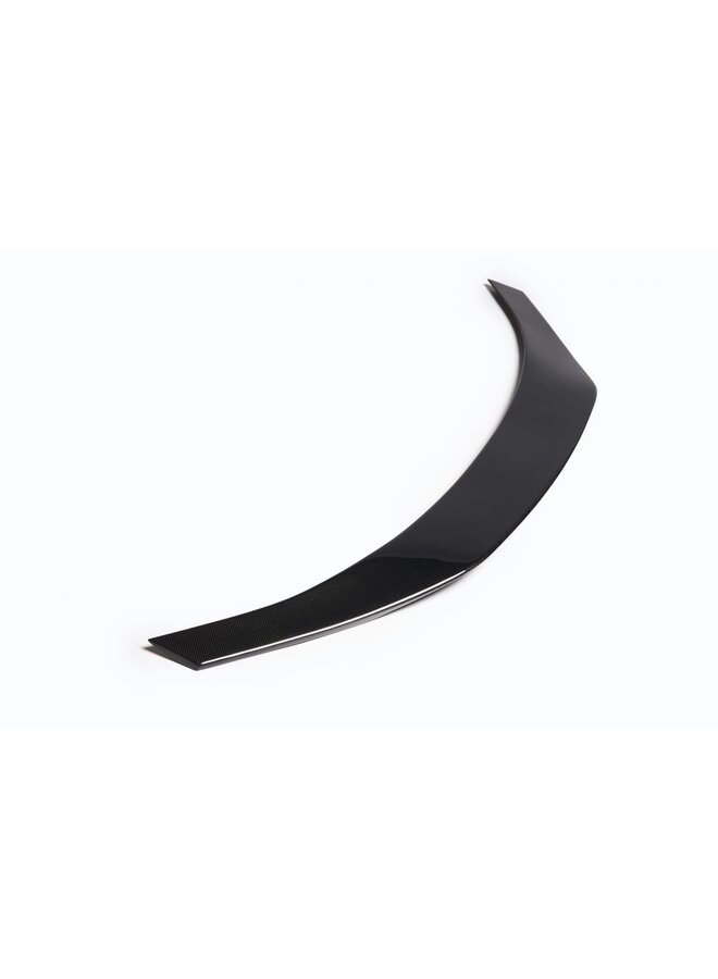 This is a Ferrari Purosangue carbon fiber trunk middle lip spoiler