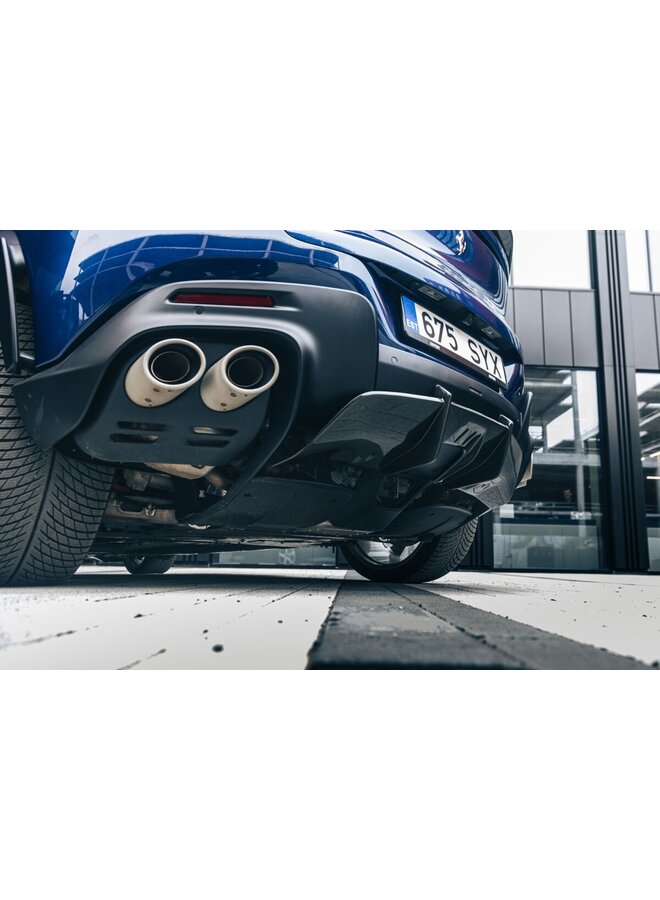 Se trata de un difusor de carbono Ferrari Purosangue