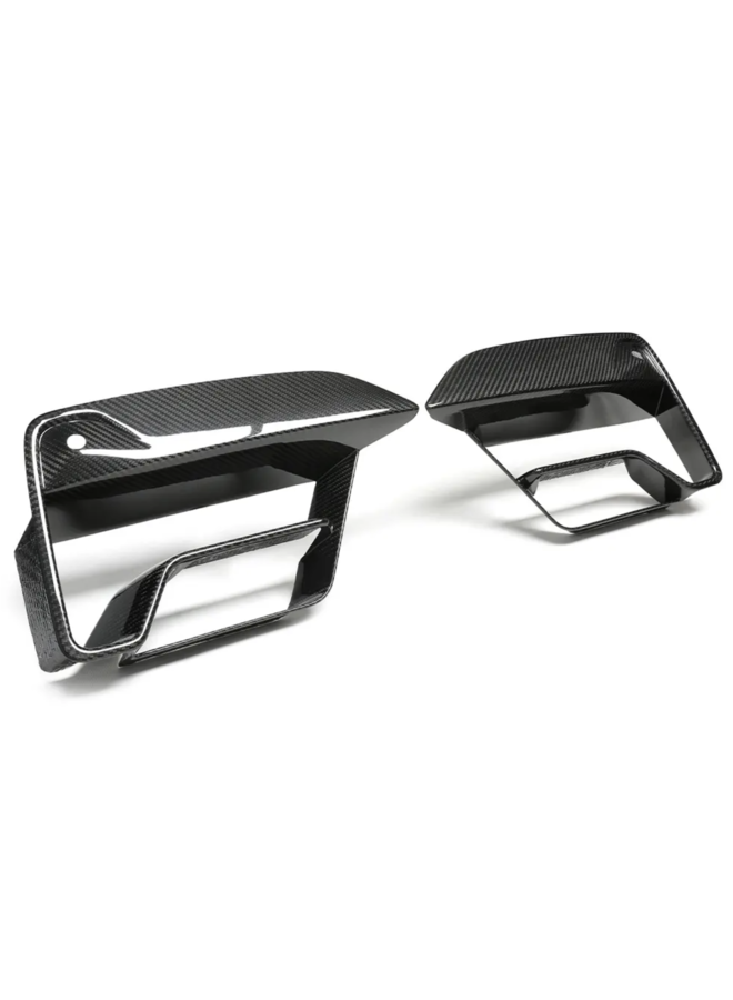 BMW F90 M5 LCI Carbone pare-chocs avant prise d'air cache canard