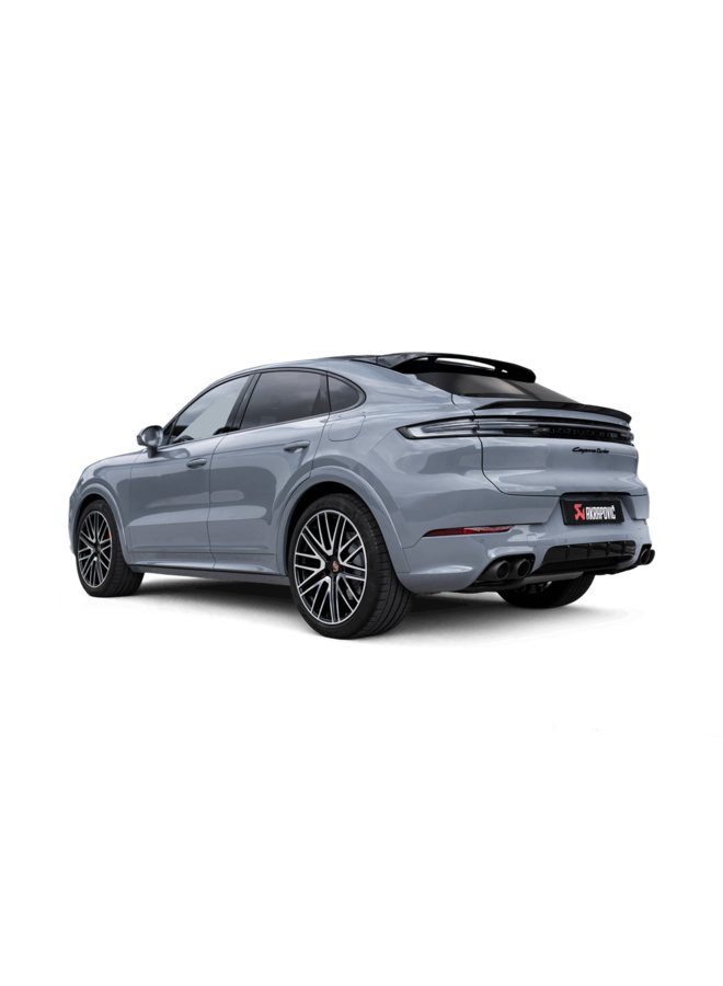 Il s'agit d'un système de catback d'échappement Porsche Cayenne S / GTS / Turbo E Hybrid (536.2) Akrapovic