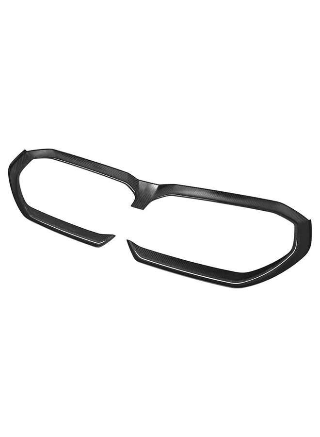 Dit betreft een BMW G60 G61 5 Serie carbon grill nieren cover