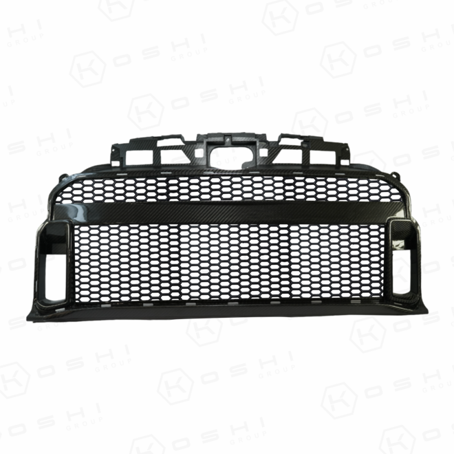 Embellecedor de parrilla del parachoques delantero en carbono Toyota Yaris GR