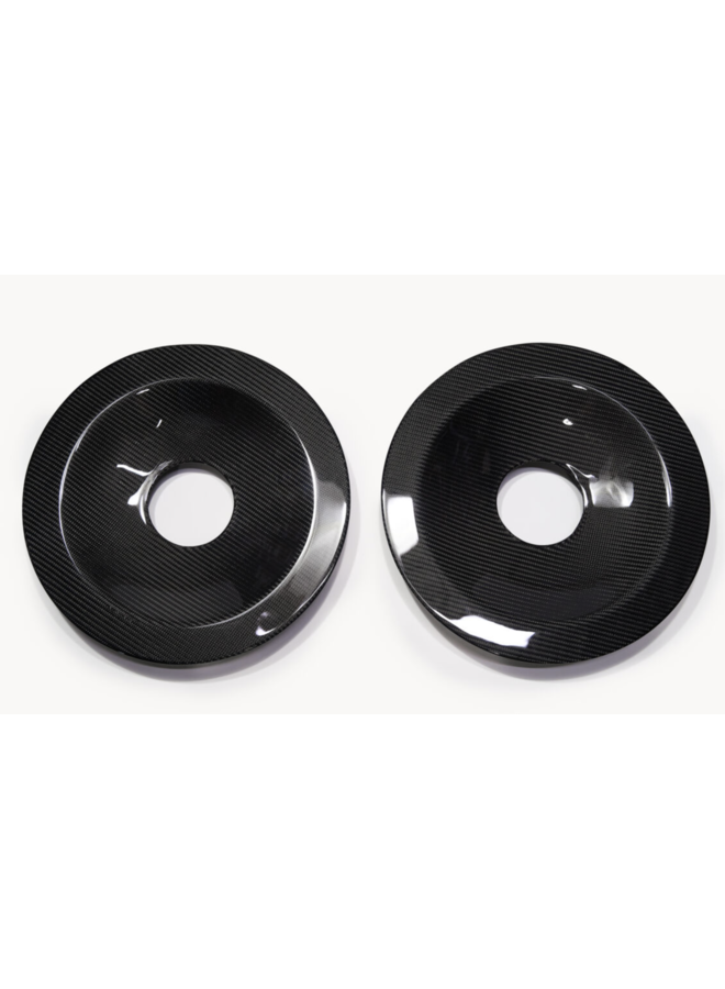 This is a set of Porsche 718 cayman GT4RS / Spyder RS carbon aero rim disc