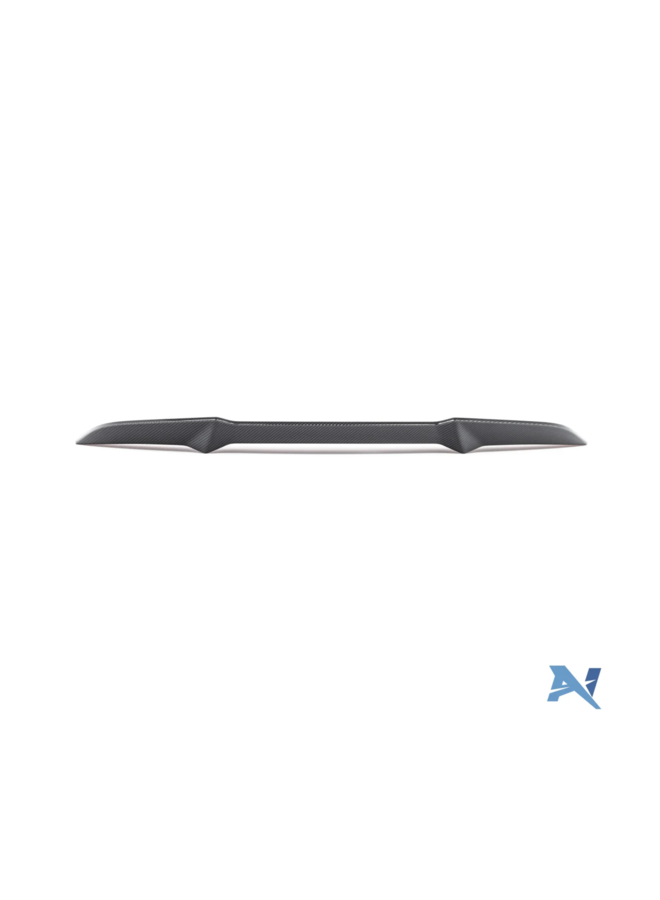 This is a BMW G90 M5 Alpha - N Carbon trunk spoiler lip