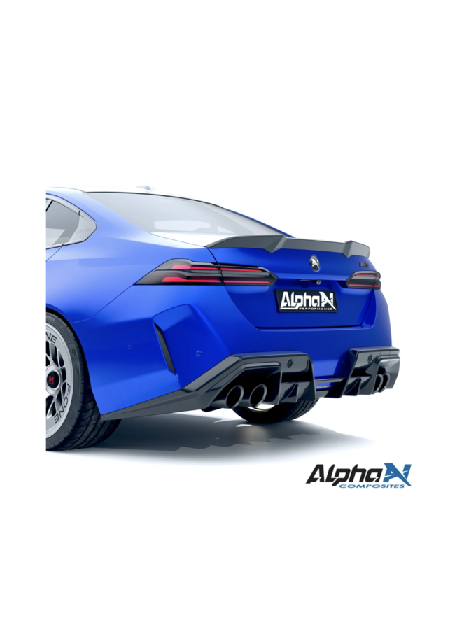 Se trata de un borde del alerón del maletero de carbono BMW G90 M5 Alpha - N