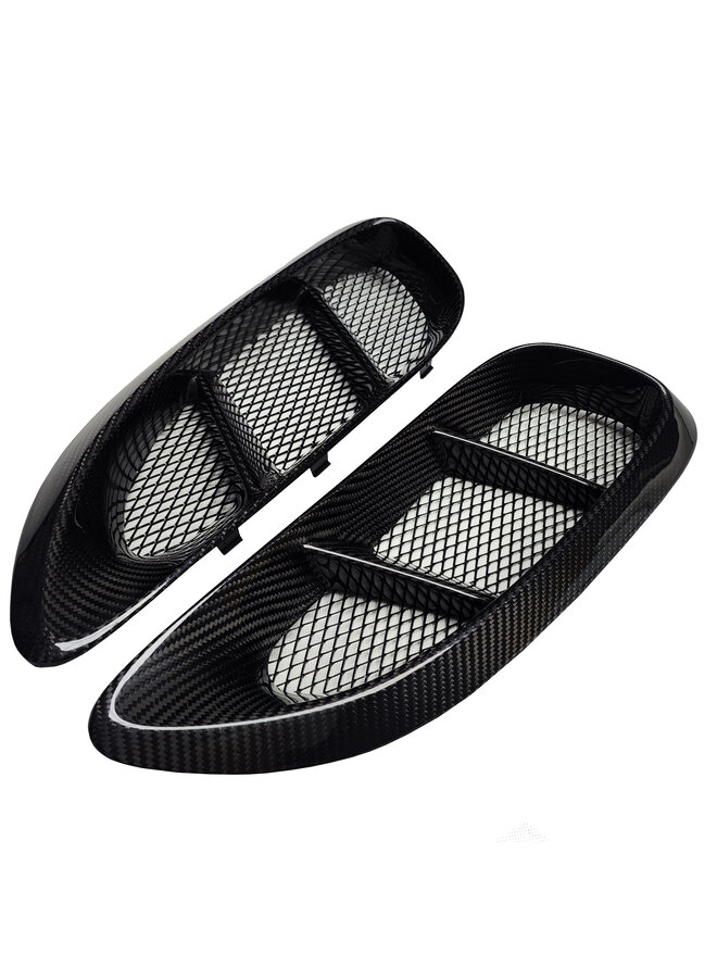 Porsche 718 Cayman Boxster carbon fiber air intake scoop side panel