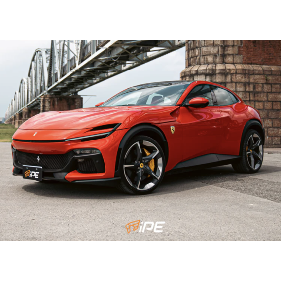 Ferrari Purosangue IPE Sistema de escape de titanio con respaldo de gato