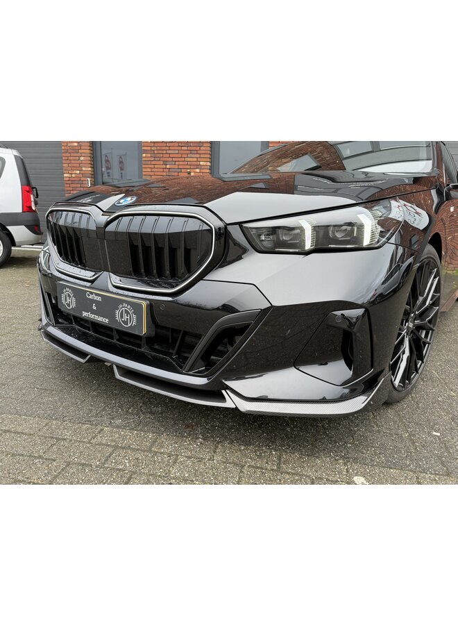 Divisor de lábios dianteiro em carbono BMW Série 5 G60 / G61 / i5 MPE