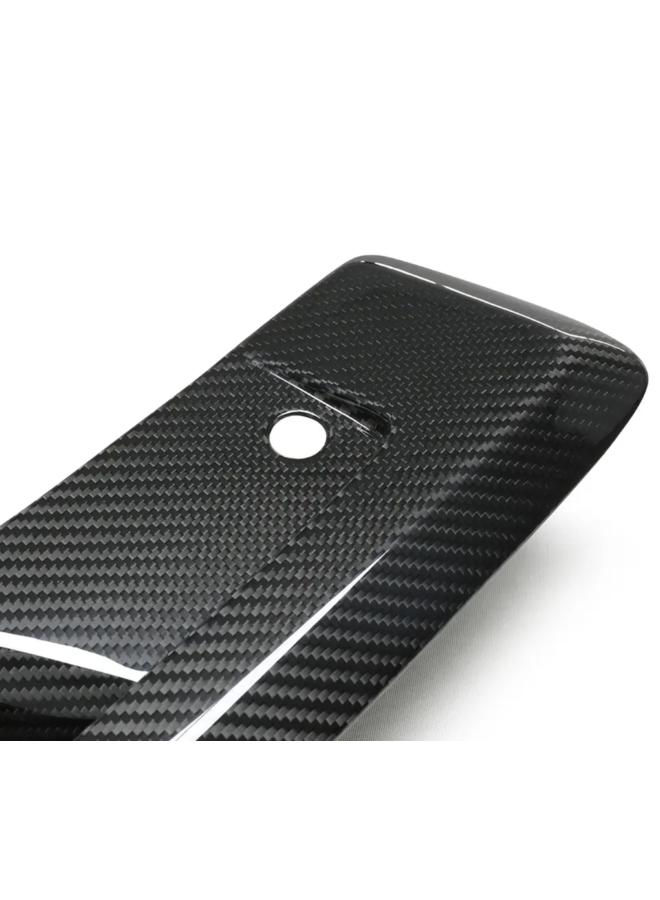 This is a set of BMW F97 X3M F98 X4M LCI Carbon Front Bumper Air Intake Hood Cover