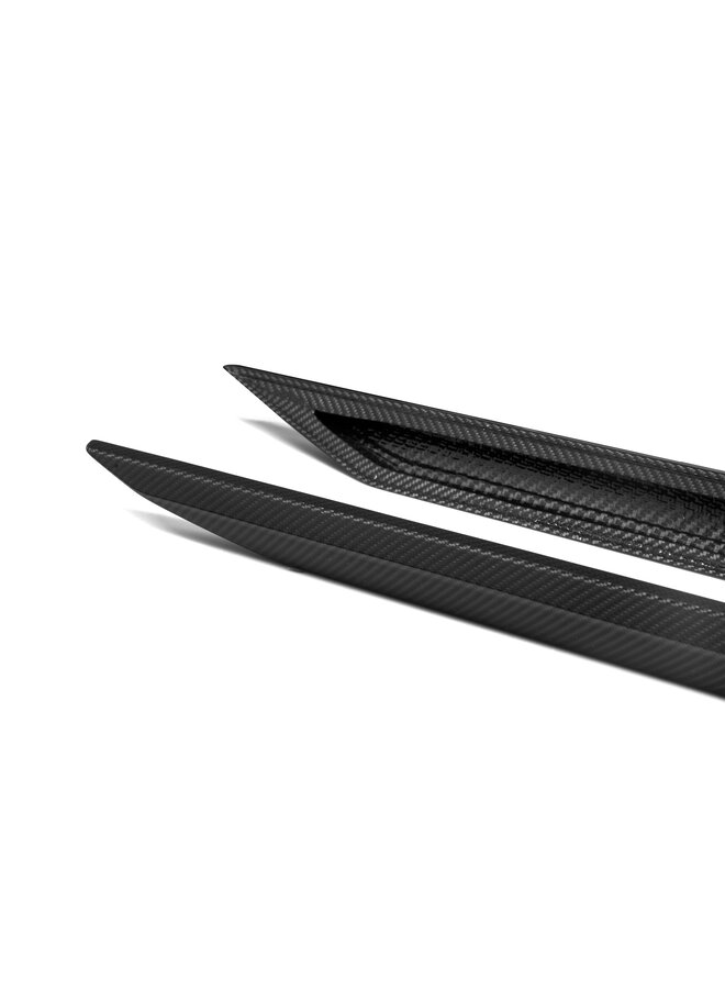 BMW G90 G99 M5 Carbon MP Juego de extensión de faldones laterales