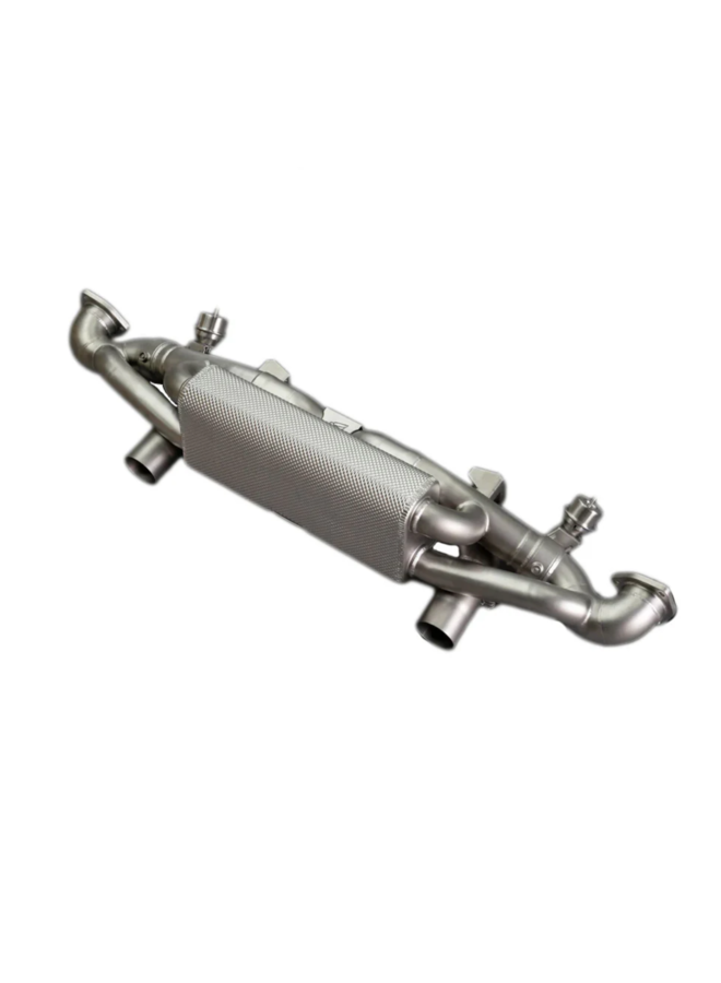 This concerns a Porsche 718 GT4RS IPE exhaust system