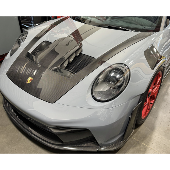 Porsche 911 992 GT3RS Lamas de capó de carbono