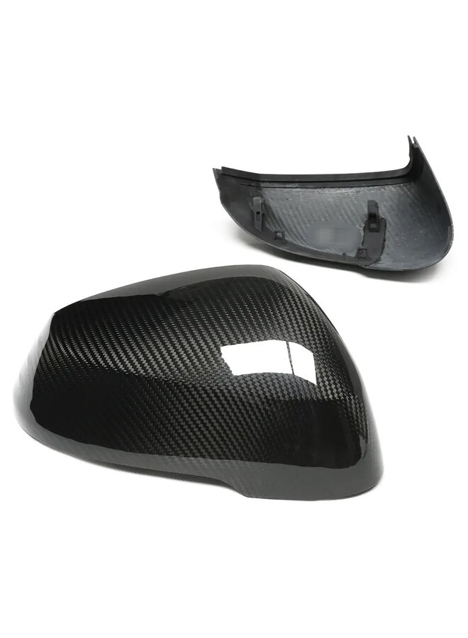This is a set of BMW 1 Series F70 F74 & X1 U11 Carbon Mirror Covers