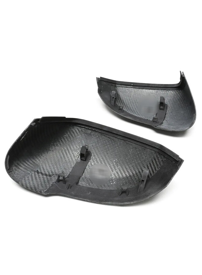 This is a set of BMW 1 Series F70 F74 & X1 U11 Carbon Mirror Covers