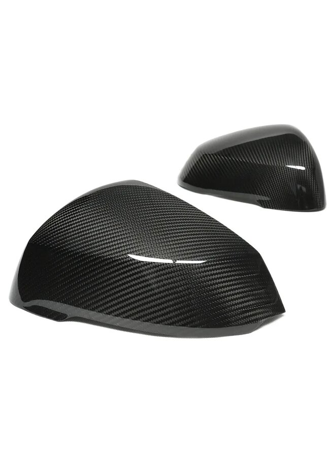 Capas de espelho em fibra de carbono para BMW Série 1 F70, Série 2 F74 e X1 U11
