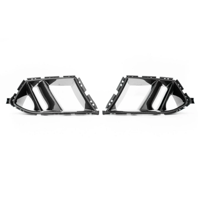 BMW G80 G81 M3 / G82 G83 M4 entrada de ar de para-choque dianteiro de carbono com fenda dupla