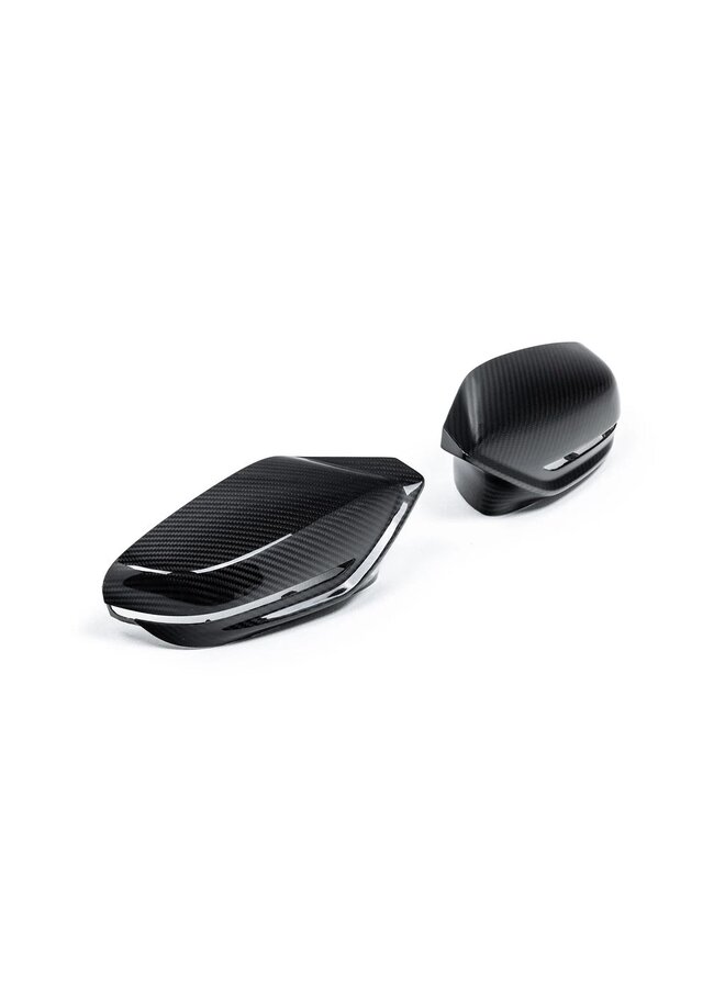 This concerns a set of BMW G80 G81 M3 | G82 G83 M4 | G87 M2 Carbon Alpha - N Mirror Covers