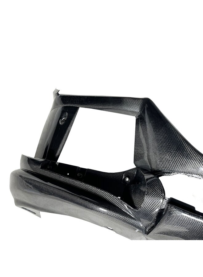 Dies ist ein Ferrari Purosangue Carbon OEM Style Frontlippensplitter-Stoßfänger-Inlay