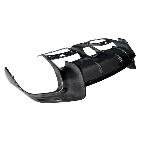 Difusor de parachoques trasero estilo OEM de carbono Ferrari Purosangue
