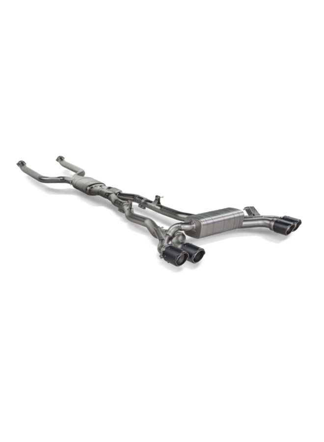 This concerns a BMW G90 G99 M5 Akrapovic exhaust system