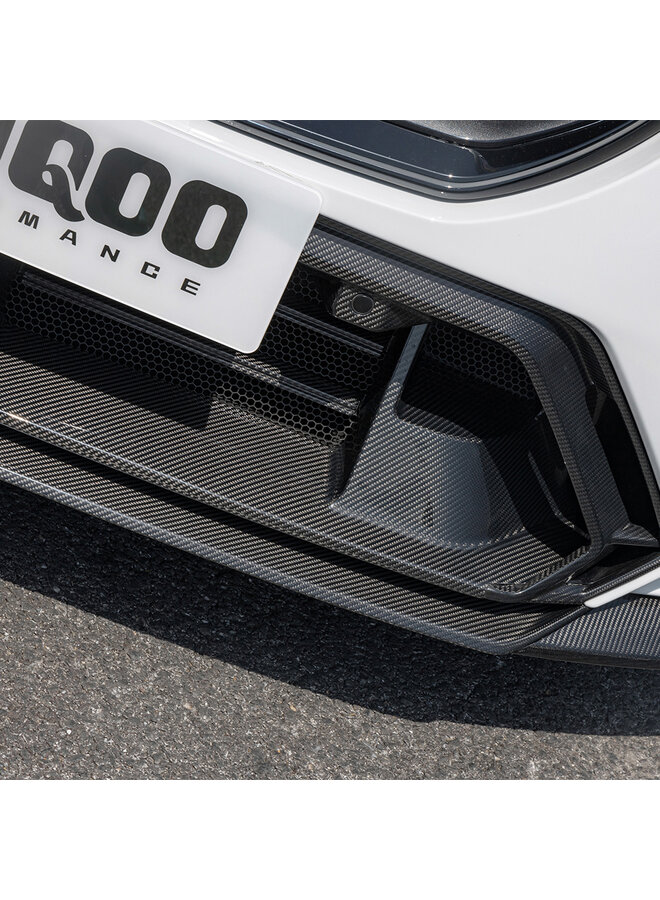 This is a BMW G90 G99 M5 Carbon front bumper air scoop intake duct