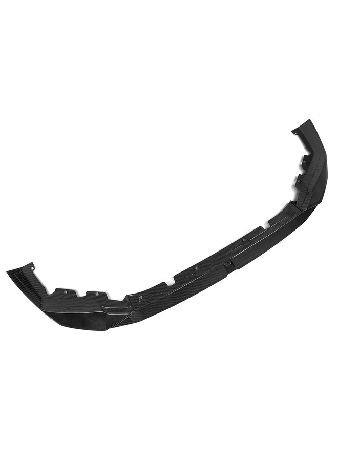 This is a BMW G90 G99 M5 SQ Carbon front lip splitter V1 & V2
