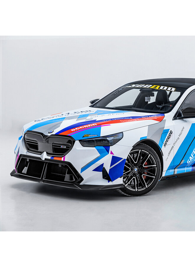Il s'agit d'un séparateur de lèvre avant en carbone BMW G90 G99 M5 SQ V1 et V2