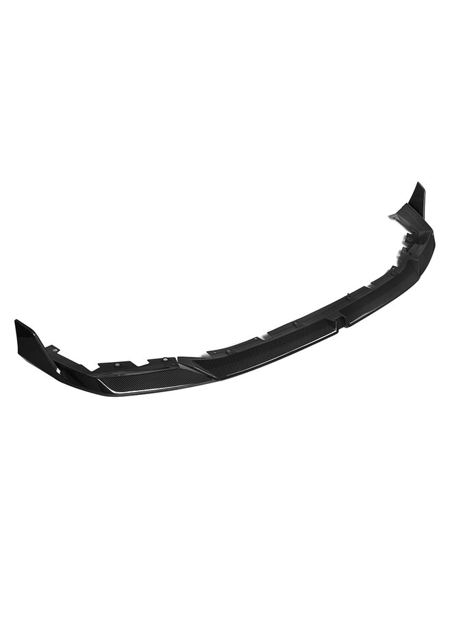 This is a BMW G90 G99 M5 SQ Carbon front lip splitter V1 & V2