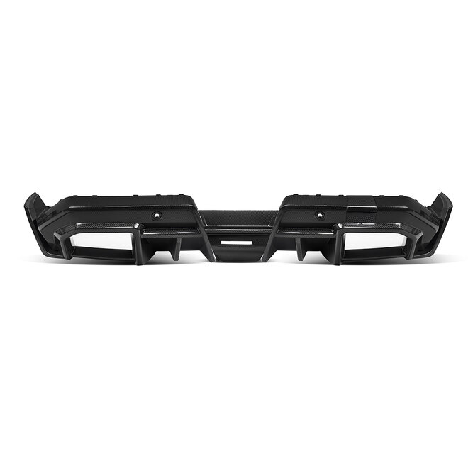 Difusor de carbono BMW G90 G99 M5 SQ, versiones V1 y V2