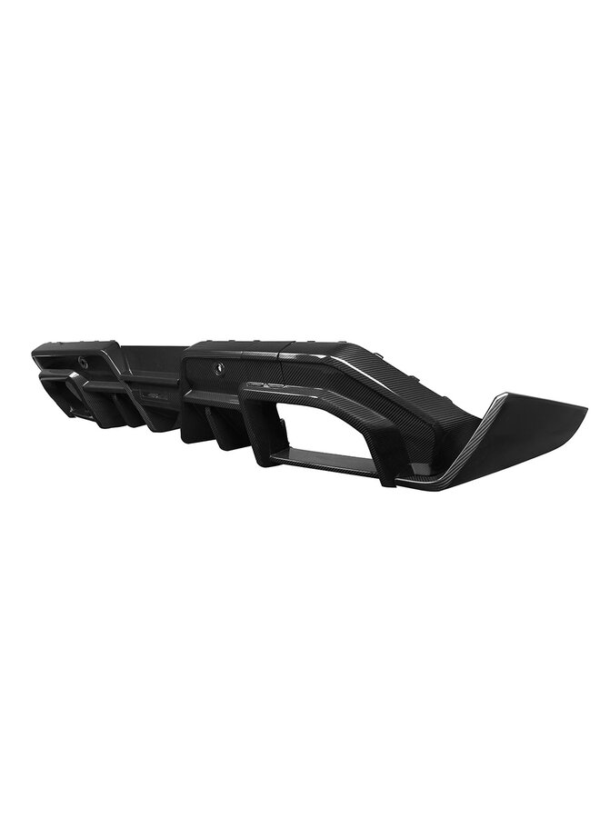 Esto se refiere al conjunto de difusores de carbono BMW G90 G99 M5 SQ V1 y V2.