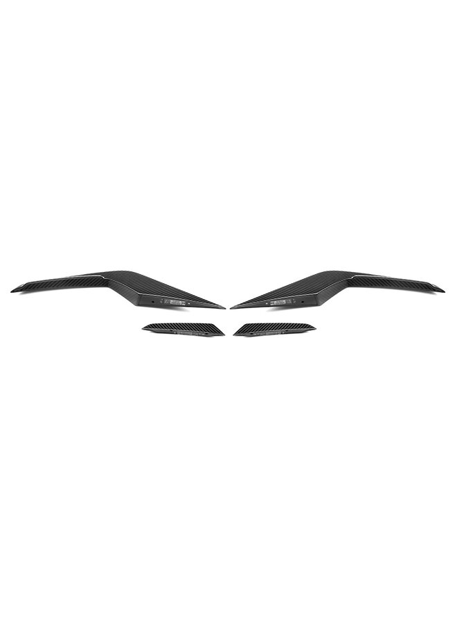 Il s'agit d'un ensemble de pare-chocs avant canards en carbone BMW G90 G99 M5 SQ