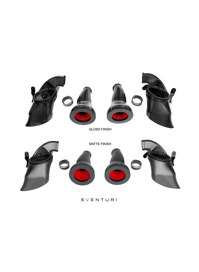 Questo è un sistema di aspirazione dell'aria Eventuri in carbonio per BMW G90 G99 M5