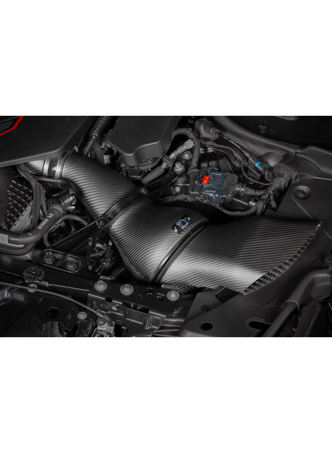 Questo è un sistema di aspirazione dell'aria Eventuri in carbonio per BMW G90 G99 M5