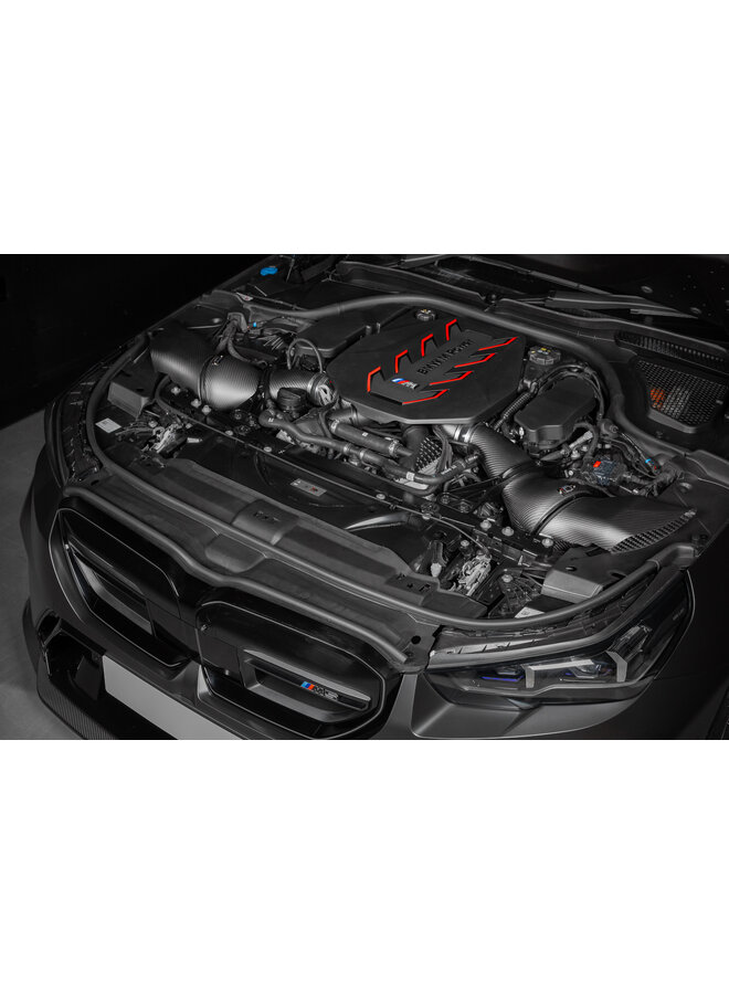 This is a BMW G90 G99 M5 Carbon eventuri air intake intake system