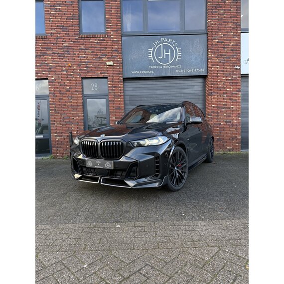 Séparateur de lèvre avant en carbone BMW G05 X5 Facelift / LCI