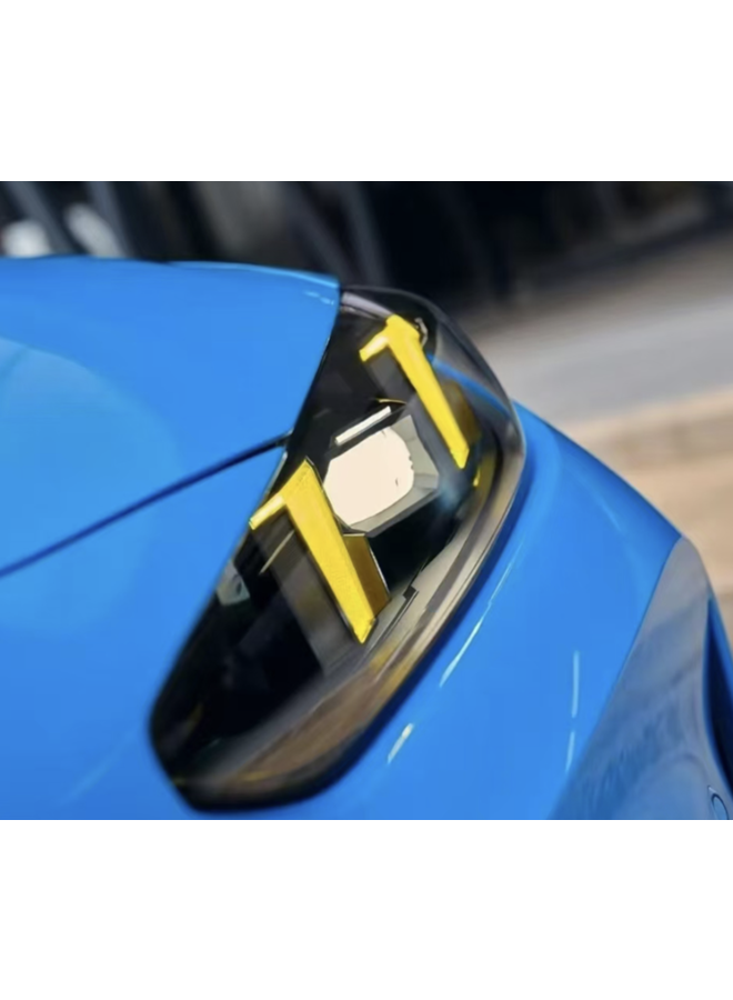 Módulo de olhos de anjo estilo BMW G80 G81 M3 G82 M4 amarelo DRL CSL
