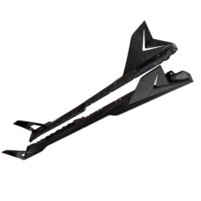Extensões de saia lateral de carbono Lamborghini Revuelto