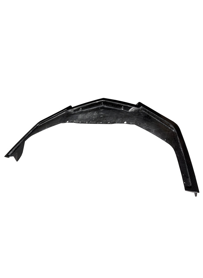 Questo è uno splitter anteriore in fibra di carbonio per Lamborghini Revuelto