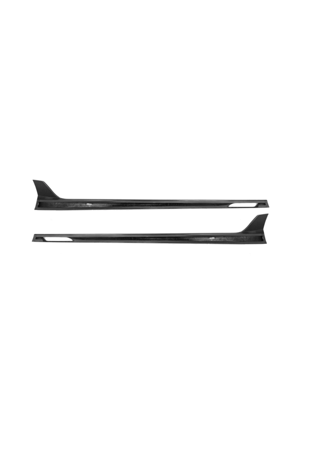 Este es un conjunto de extensiones de faldón lateral de carbono SQ para BMW G90 G99 M5