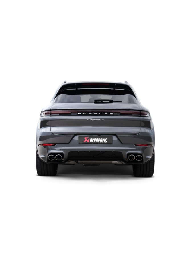 Isto diz respeito a um sistema de escape Akrapovic Porsche Cayenne / Cayenne e-hybrid cupê