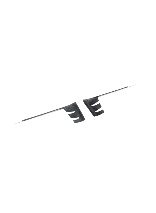 Este es un juego de cubierta de parrilla de parachoques de carbono Porsche Cayenne / Cayenne coupé 2024+