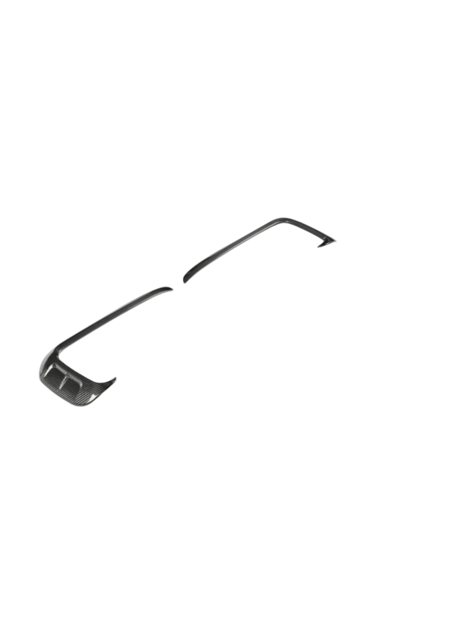 Este é um conjunto de para-choques de carbono Porsche Cayenne / Cayenne cupê canard 2024+