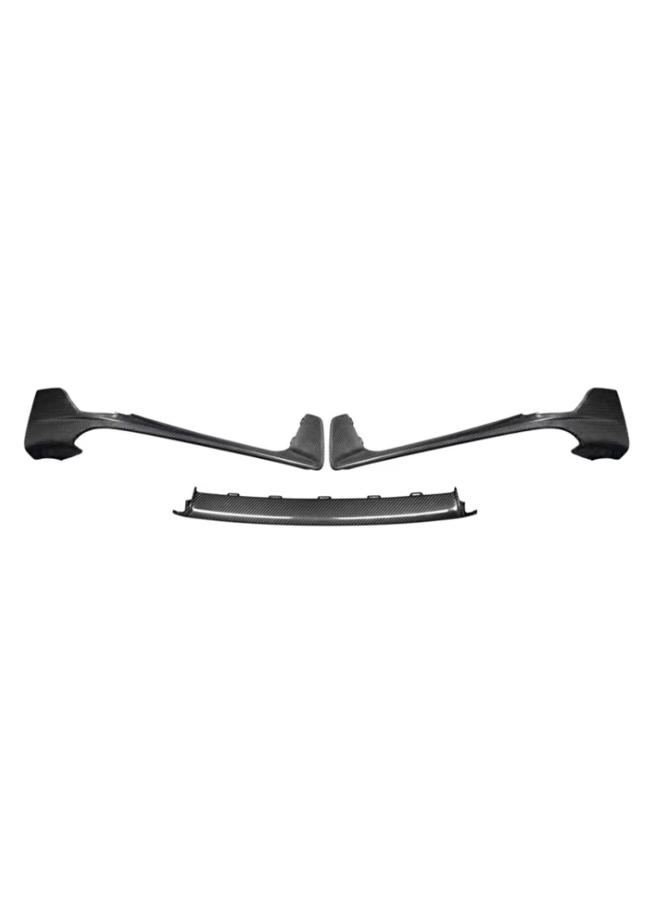 Porsche 911 992 Turbo S Carbon front lip splitter Sport design bumper