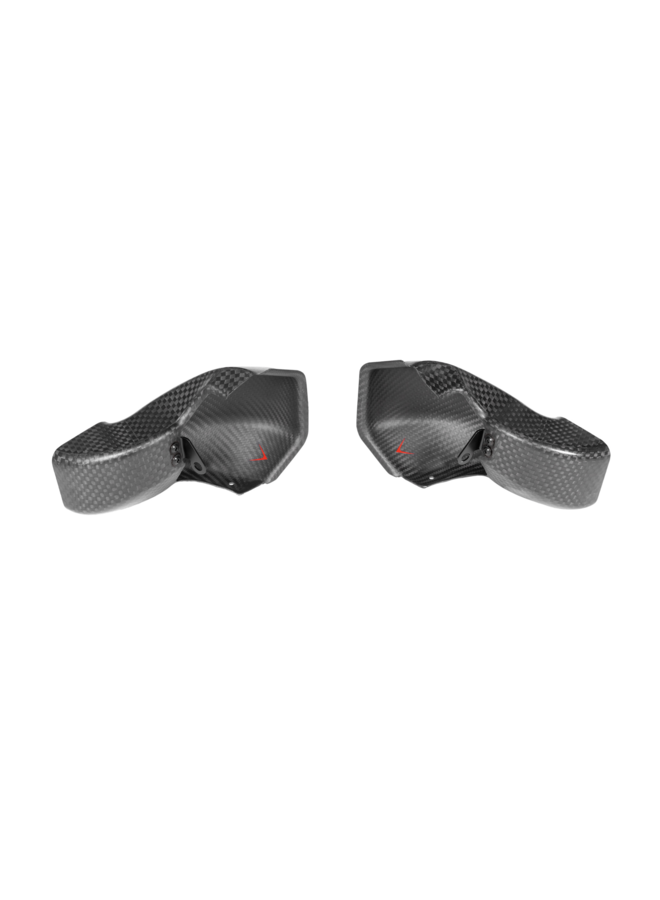 This is a set of Eventuri BMW G87 M2 Carbon air scoop air intake